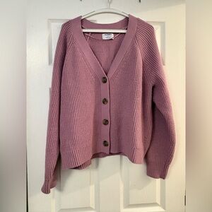 Old Navy Pink Cardigan Sweater